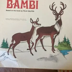 Disney | Toys | Walt Disneys Bambi Story And Songs Vinyl Record Lp 969 ...